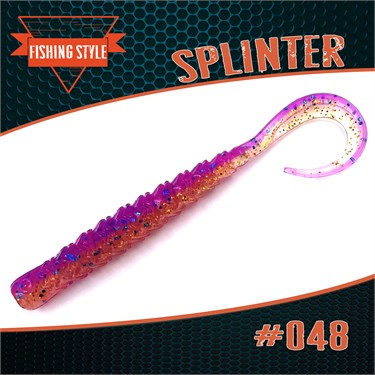 Силиконовая приманка "SPLINTER" #048 Violet Gold 2696