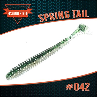"Spring Tail"  #042 Green Shad 2343